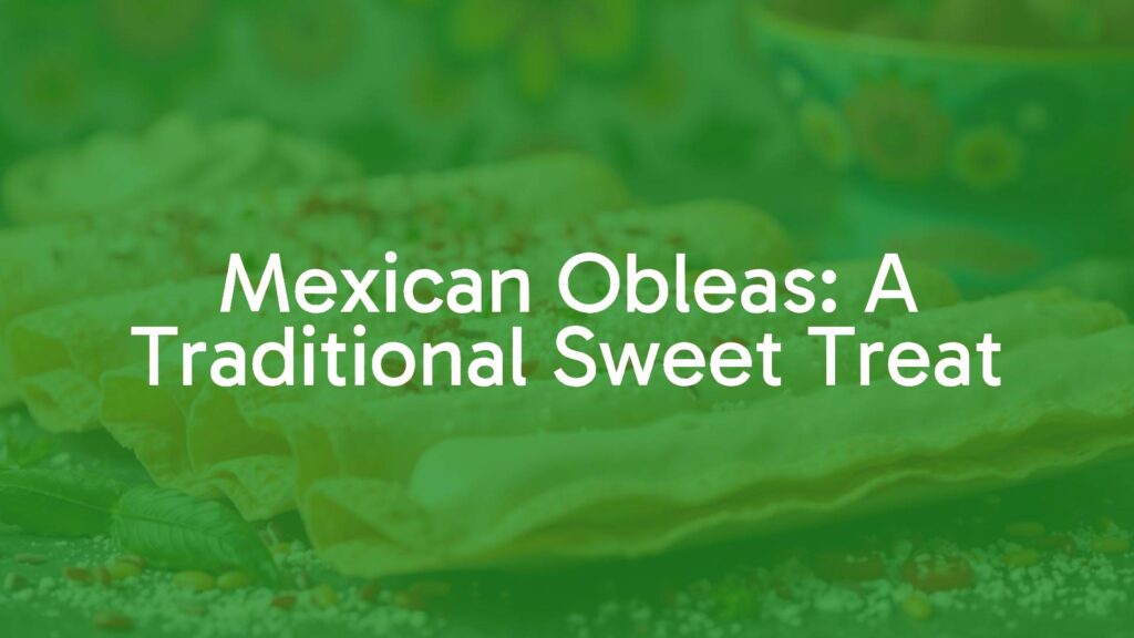 Colorful Mexican obleas, crispy thin wafers with creamy cajeta filling, traditional sweet treat, festive and vibrant, realistic food photography.