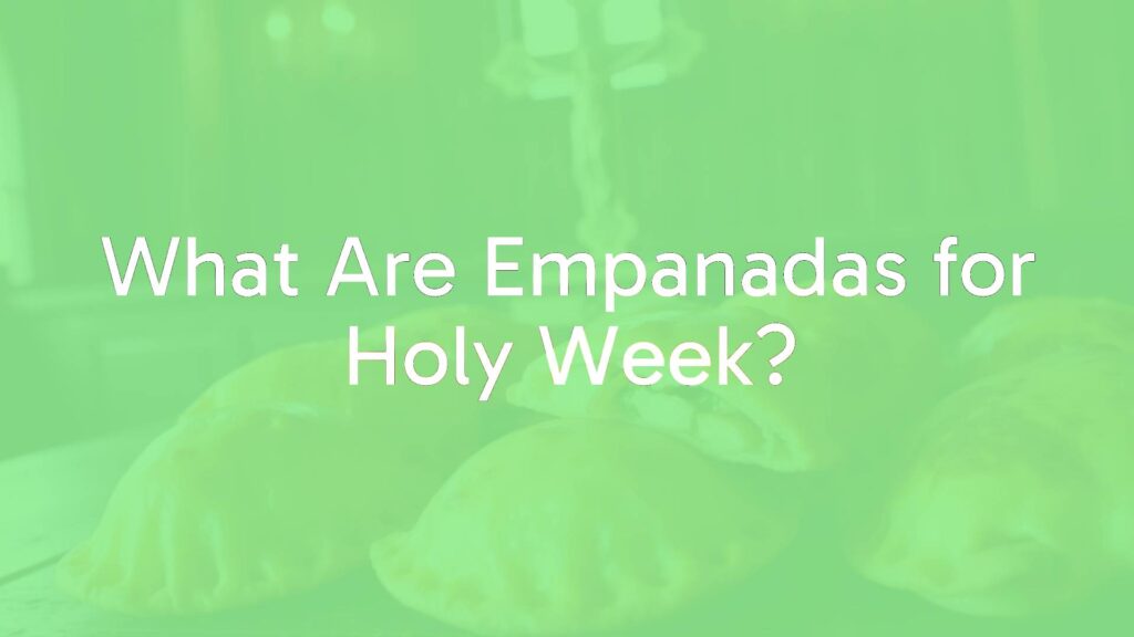 Golden-brown empanadas with Lent-appropriate fillings like fish and vegetables, arranged on a rustic wooden table with a religious cross in the background, warm lighting, traditional.