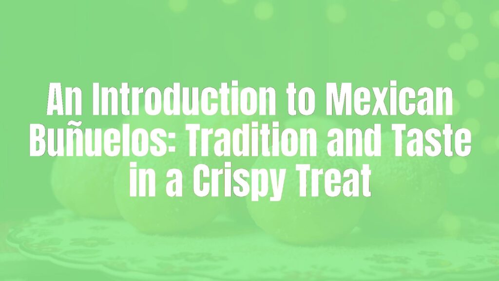 Golden-brown Mexican buñuelos on a festive plate, sprinkled with cinnamon sugar, dark wood background, warm holiday lighting, traditional and inviting.