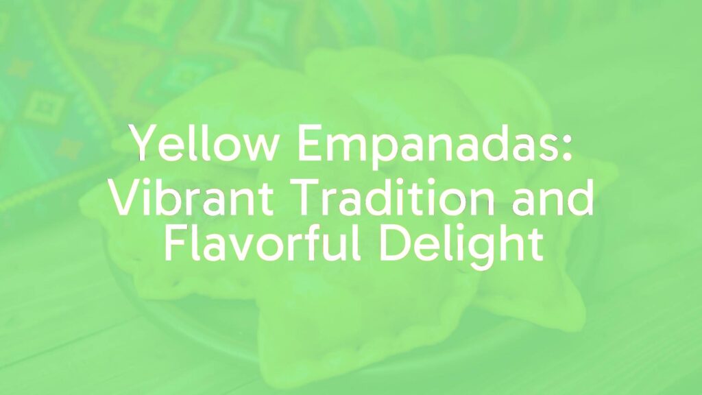 Golden yellow empanadas, freshly fried and crispy, on a rustic wooden table, colorful South American textiles in the background, vibrant and appetizing.