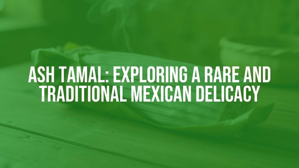 Ash Tamal: Exploring a Rare and Traditional Mexican Delicacy