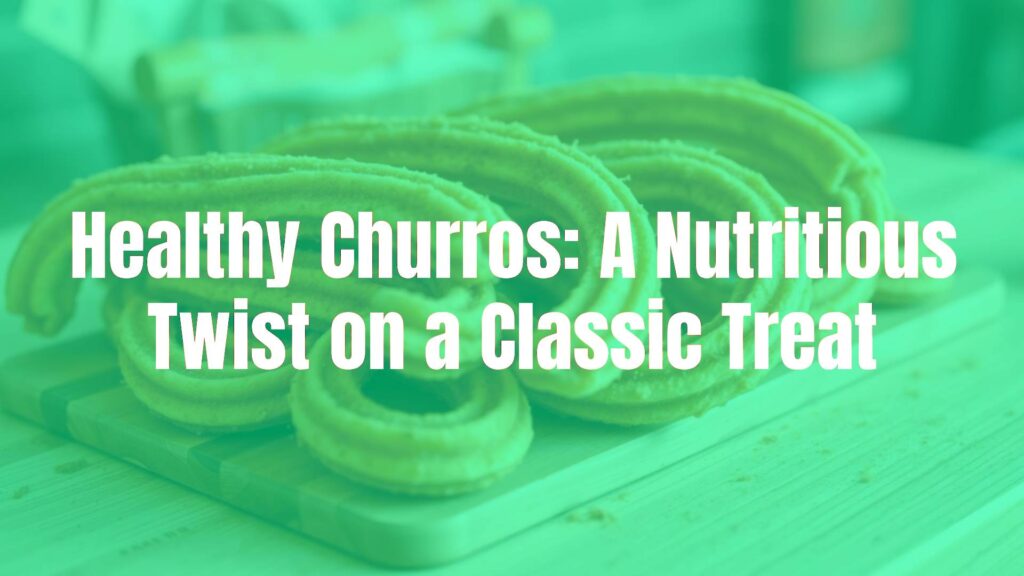 Healthy baked churros on a wooden table, whole-wheat dough, cinnamon dusting, fresh and nutritious, warm lighting, realistic.