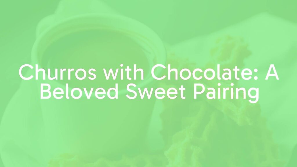 Golden crispy churros with a cup of thick, velvety chocolate, warm and inviting, realistic food photography.