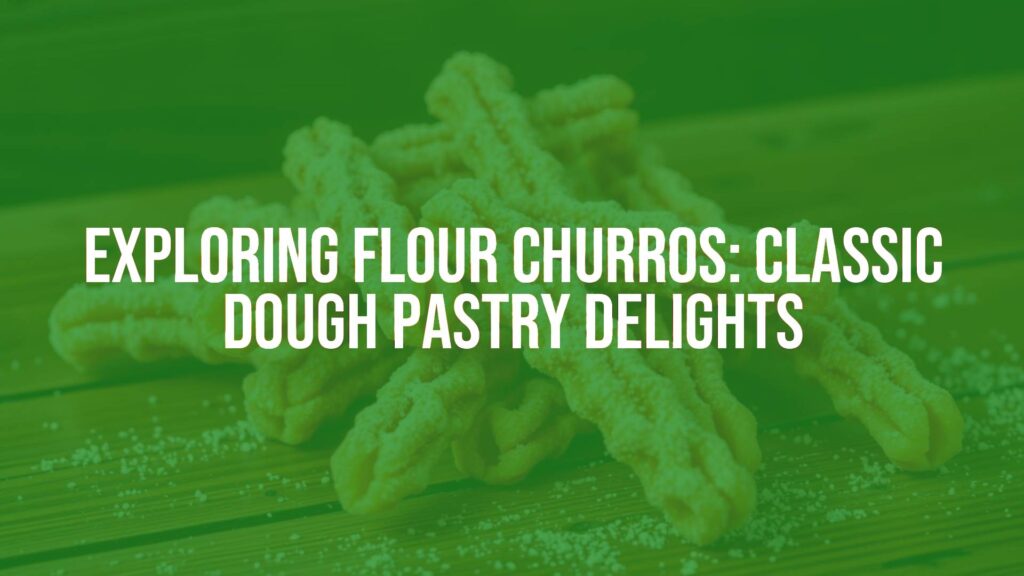 Golden crispy flour churros, dusted with sugar, on a rustic wooden table, warm lighting, realistic.