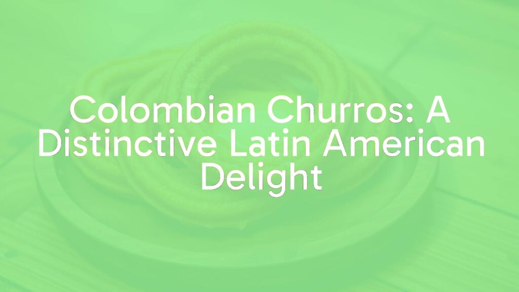 Golden brown Colombian churros, ring-shaped and crispy, on a rustic wooden plate, fresh cheese melted inside, warm and inviting, street food vibe, realistic.