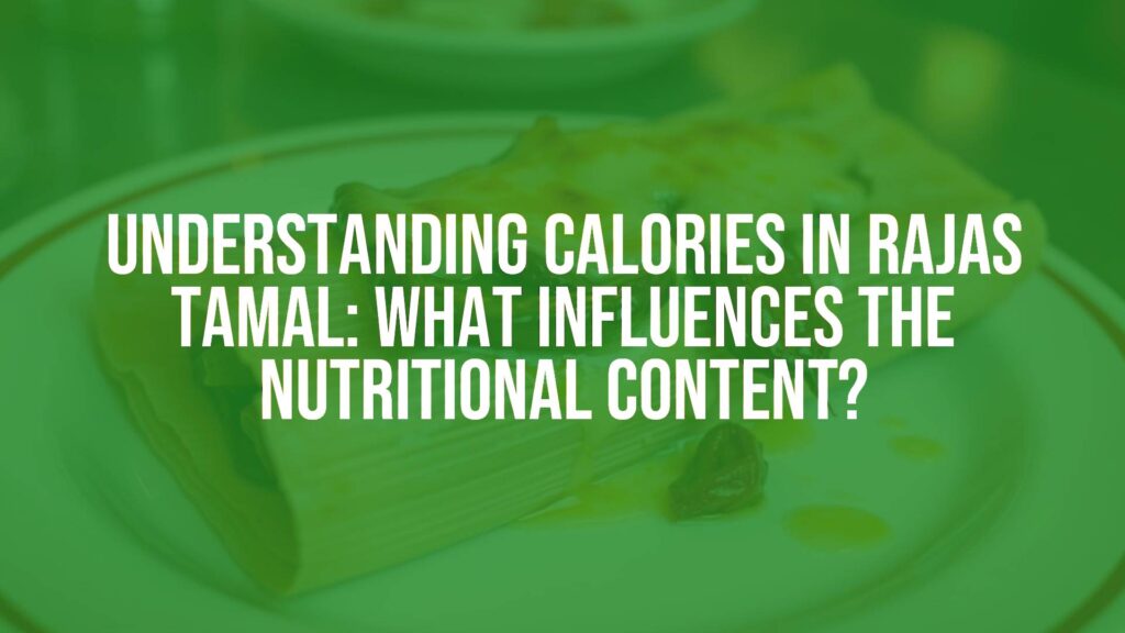 A delicious rajas tamal on a plate, with roasted poblano peppers and melted cheese visible, corn masa dough, realistic, warm lighting, Mexican street food style.